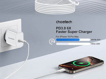 45W PD Fast Charger – Compact USB Charging Block