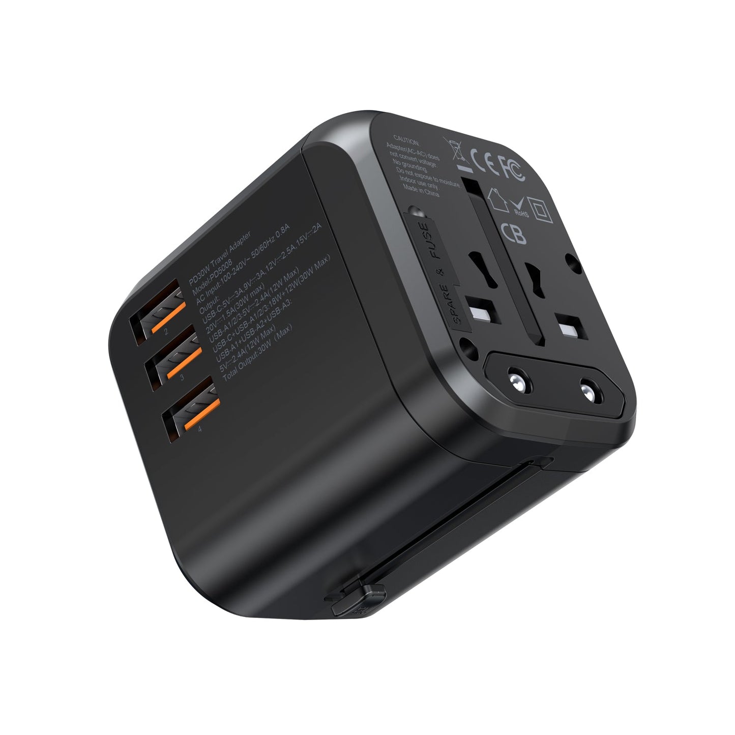 30W PD Travel Charger – Compact USB-C Wall Adapter