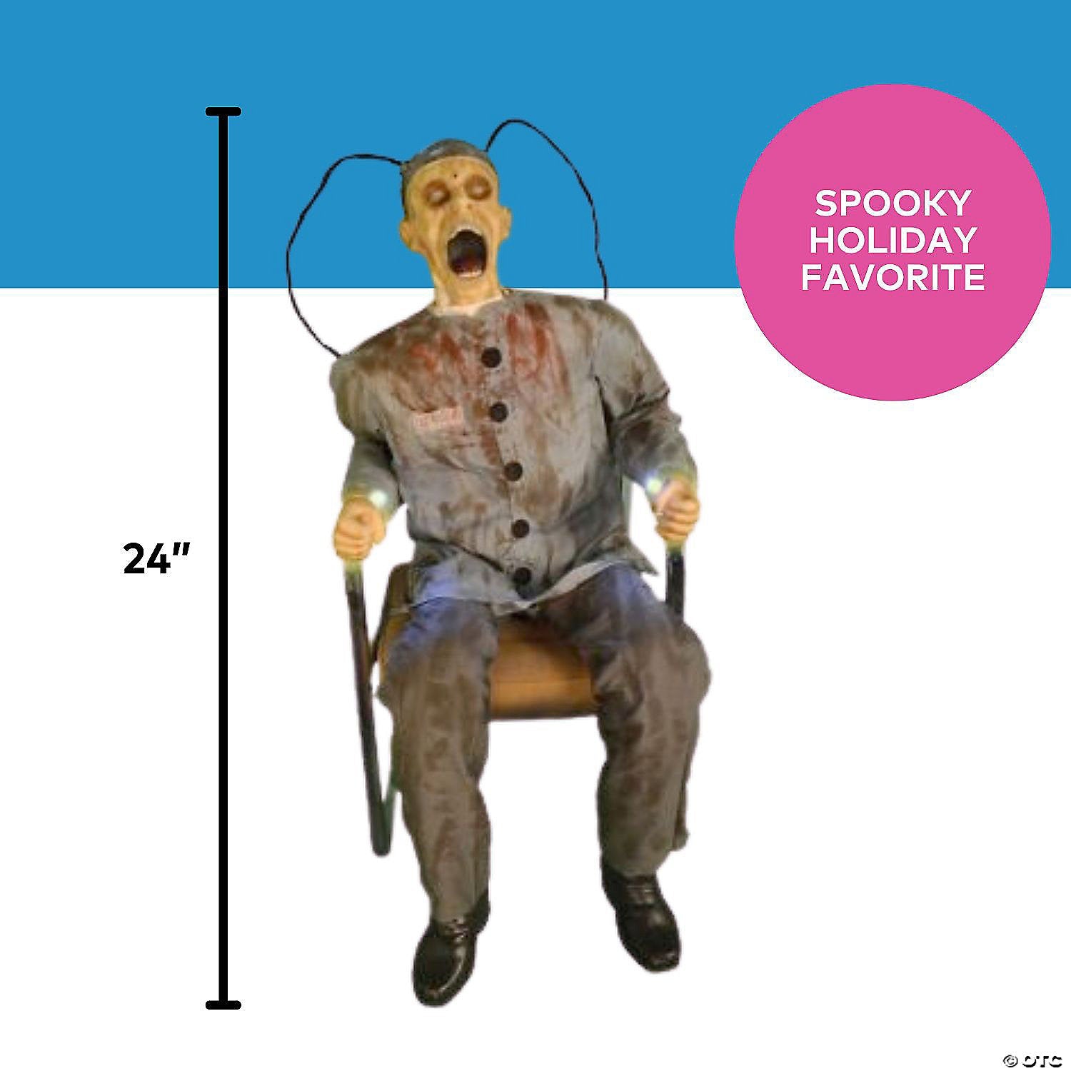 16" x 24" x 16" Animated Death Row Inmate Lights & Sounds Prop