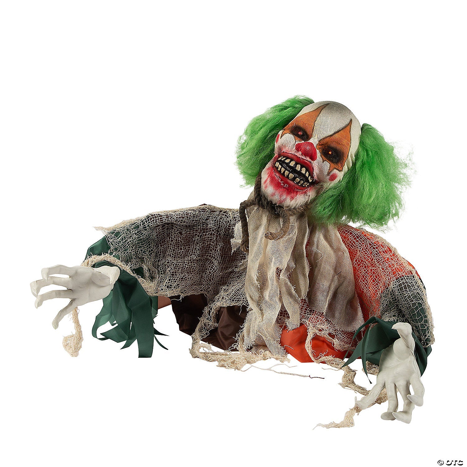 17" Animated Clown Groundbreaker Halloween Decoration