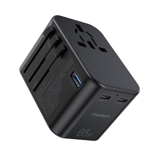 65W PD Wall Charger – Compact USB-C Adapter for Travel Use