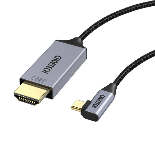 USB-C to HDMI Cable – 4K@60Hz, 6ft Braided Cord
