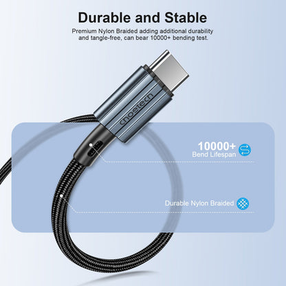 PD60W USB-C to USB-C Cable – Black, 1.2m / 2m