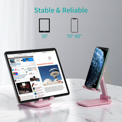 Adjustable Stand – Foldable Holder for Phone & Tablet Use