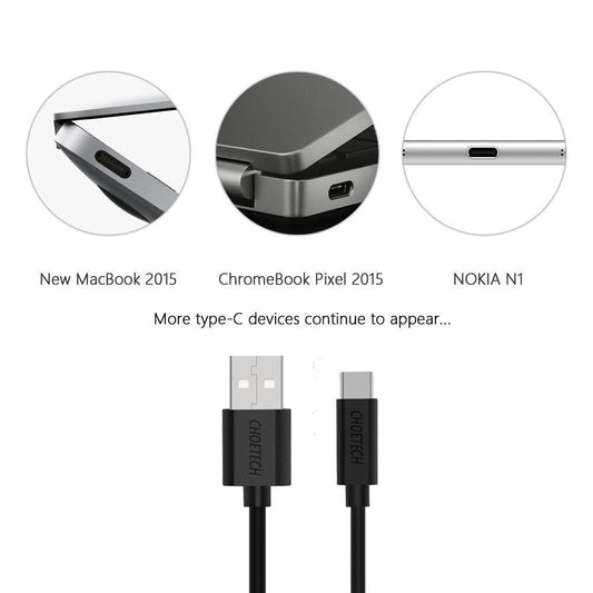 USB-A to Type-C Cable – 10ft Durable Fast Charging Cord