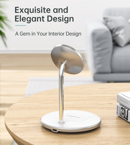 2-in-1 Magnetic Charger – 15W, Triple Charge, for iPhone