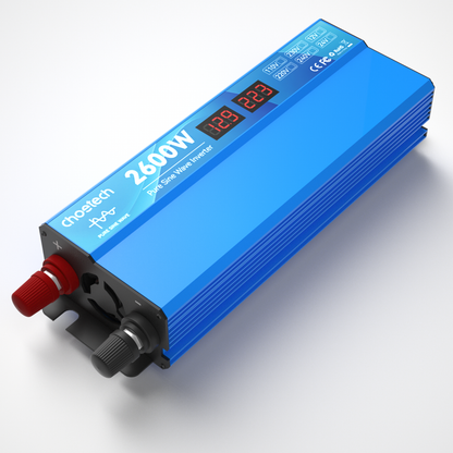 1300W Pure Sine Wave Inverter – 2600W Peak, AC/DC Output