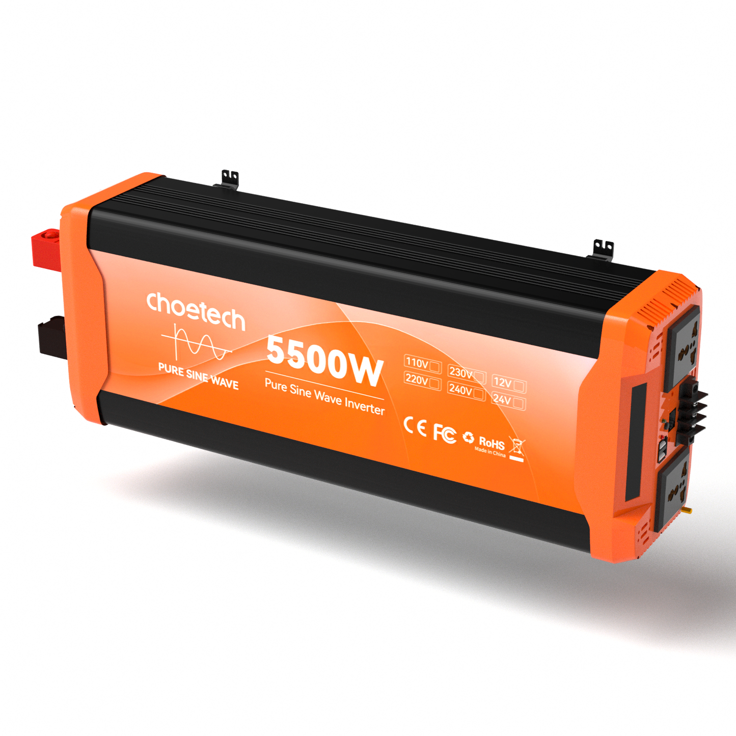 2500W Pure Sine Wave Inverter – 5000W Peak, AC/DC Output