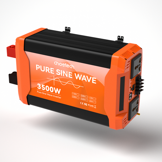 1600W Pure Sine Inverter – 12V to 230V for Camping/Backup