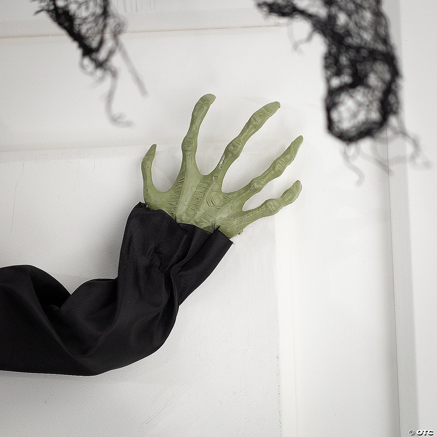 23 1/2" x 29 1/2" Hanging Crashed Witch Animated Prop Halloween Decoration