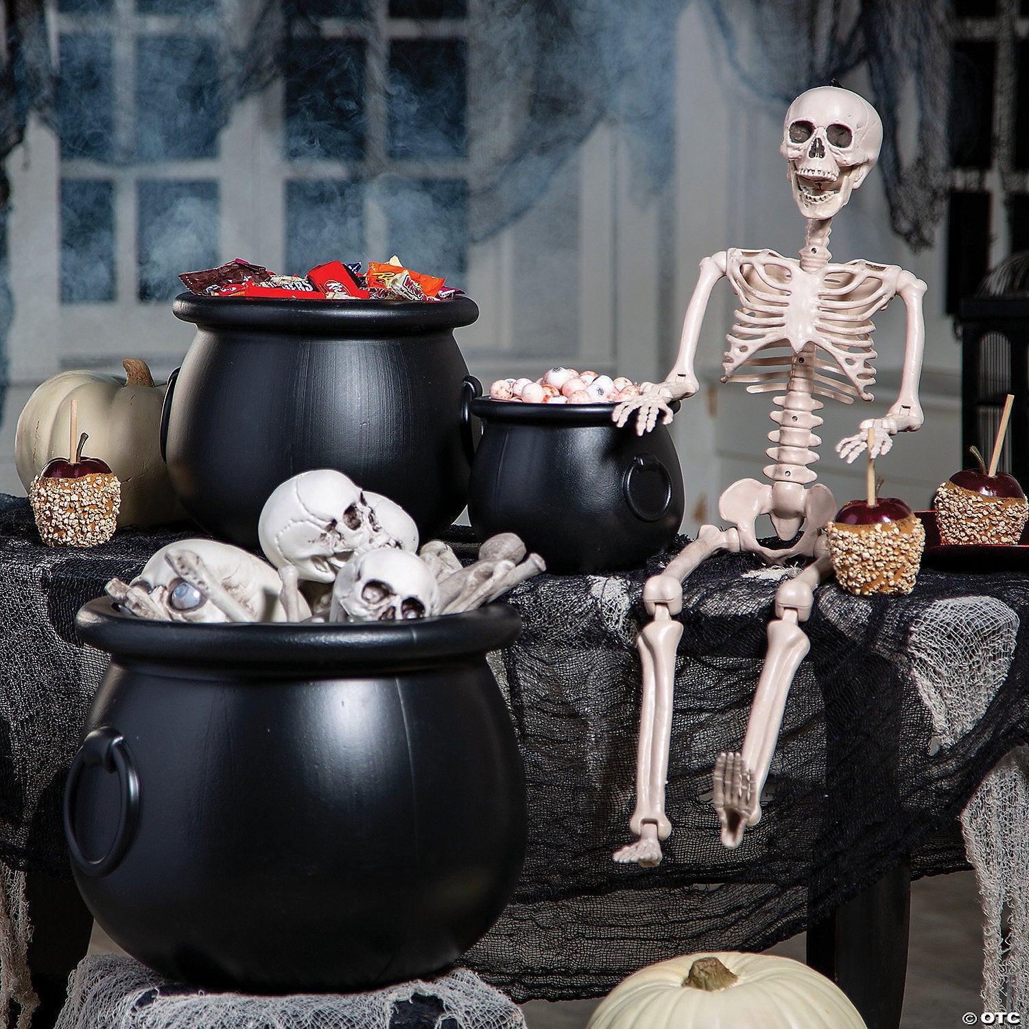 3' Posable Skeleton Halloween Decoration