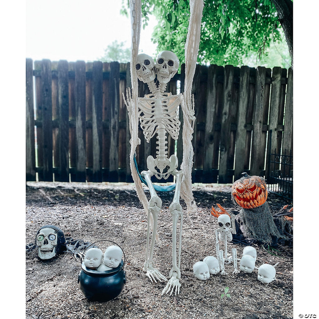 30" Animated Pumpkin Groundbreaker Halloween Decoration