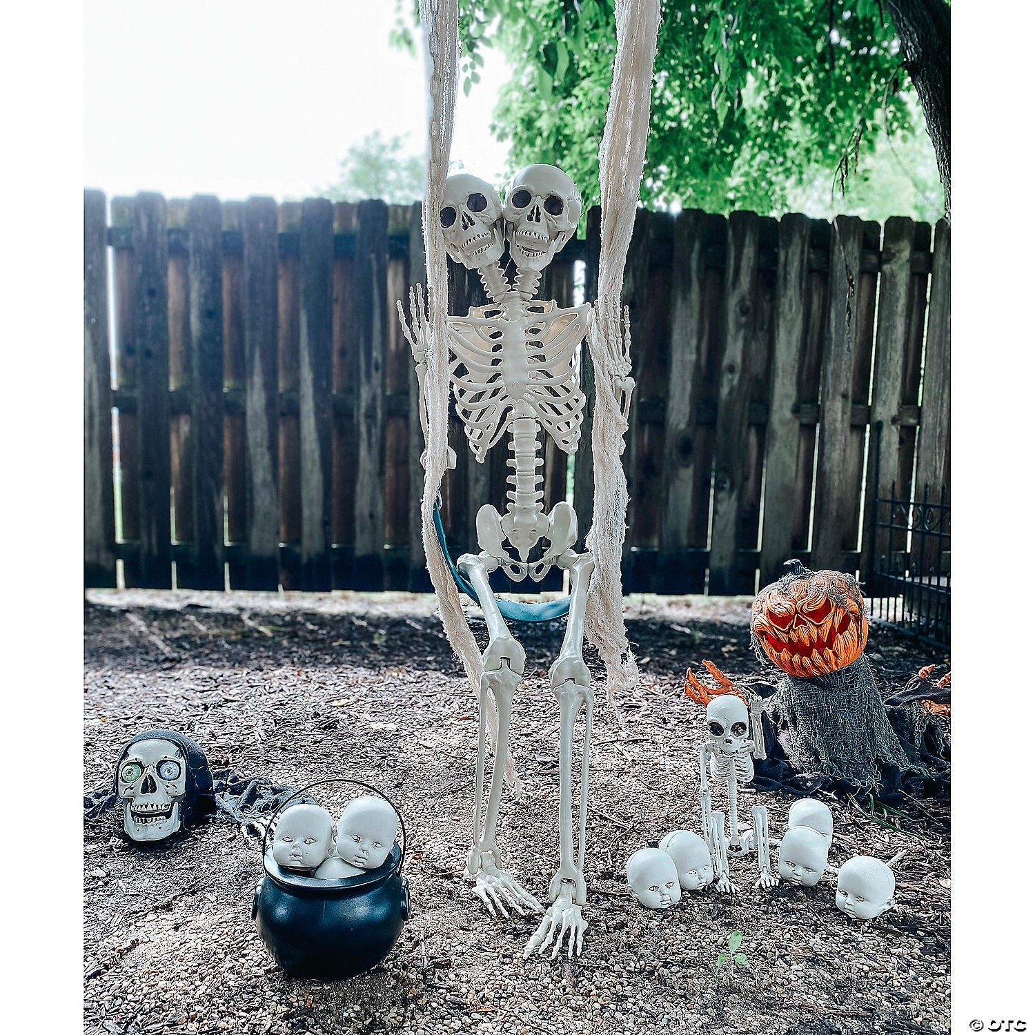 30" Animated Pumpkin Groundbreaker Halloween Decoration