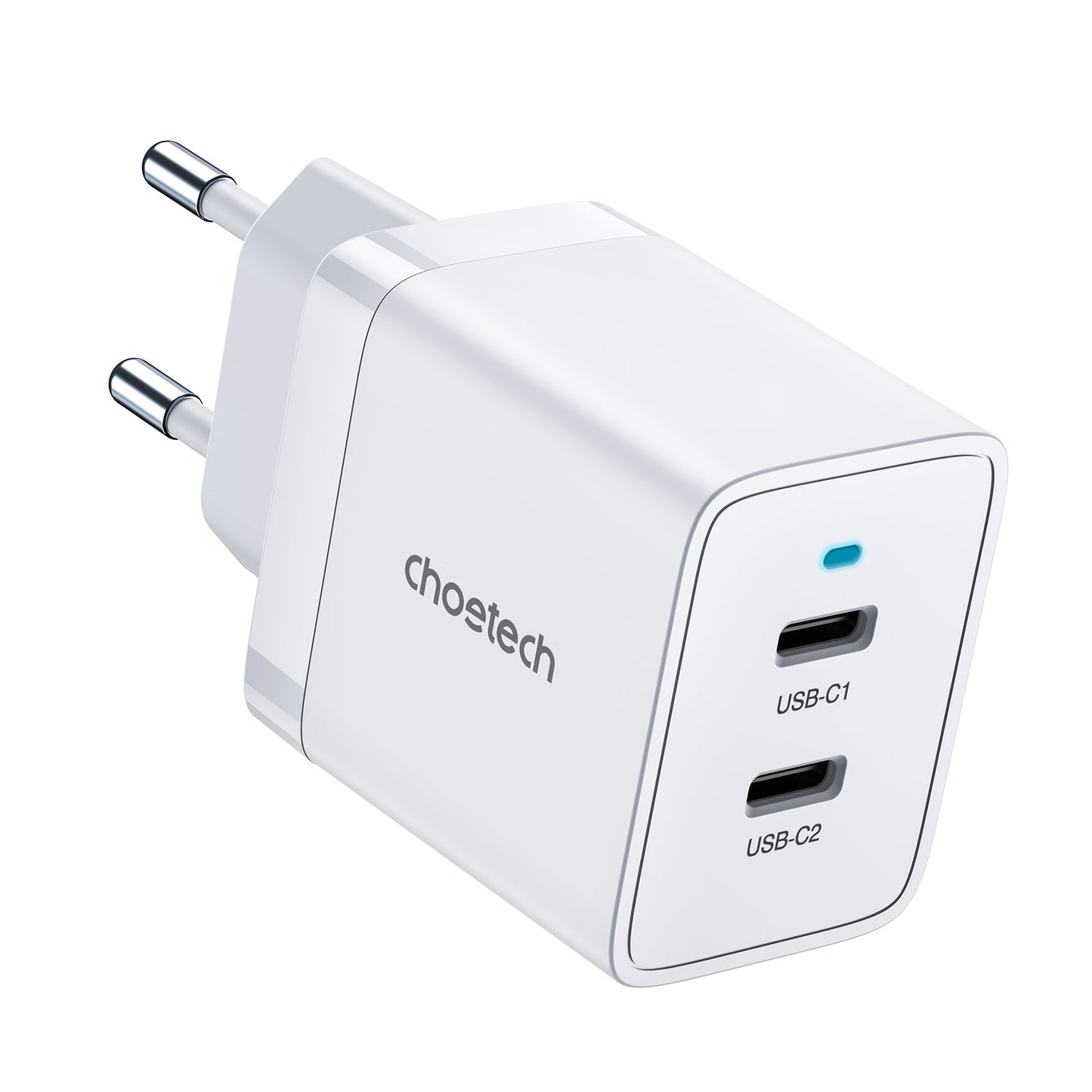 40W Dual USB‑C PD Wall Charger – Fast Charge Adapter