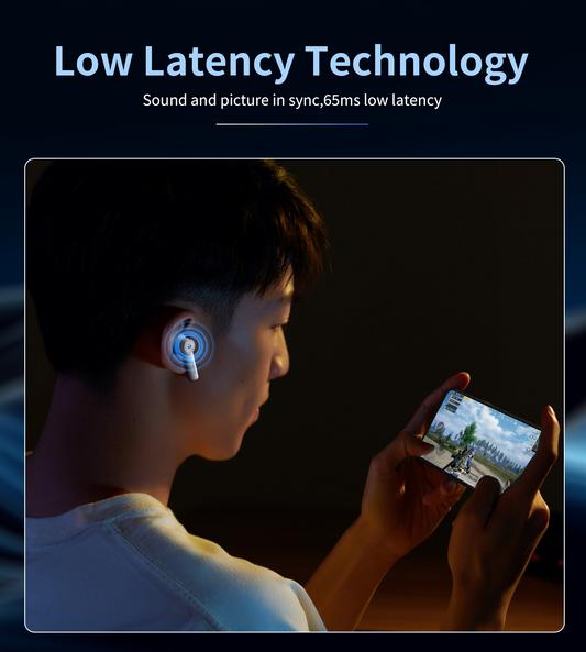 Open-Ear Sport Earbuds – Dual Mic Noise Reduction, Wireless