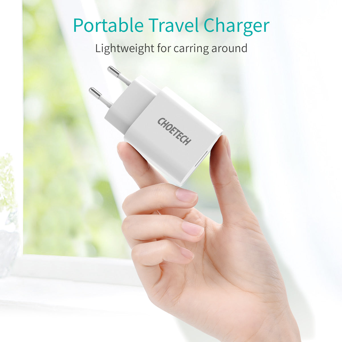 18W USB-A Wall Charger – Compact Fast Charging Power Adapter