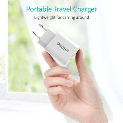 18W USB-A Wall Charger – Compact Fast Charging Power Adapter