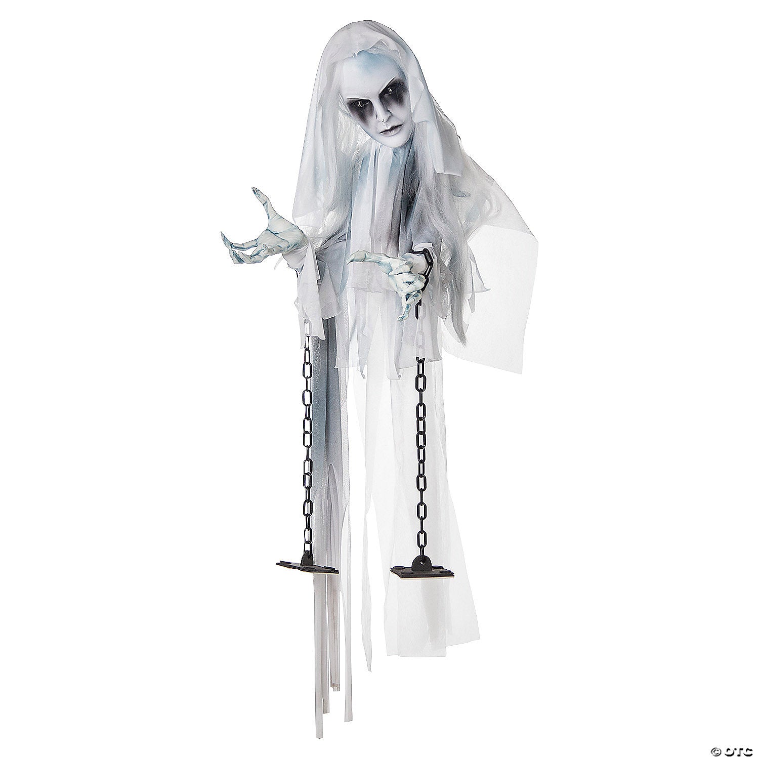 4 Ft. Hanging Ghostly Girl Animated Prop