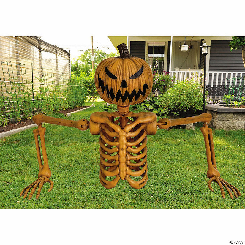 4 Ft. Jack-O'-Lantern Grave Breaker Halloween Outdoor Decoration