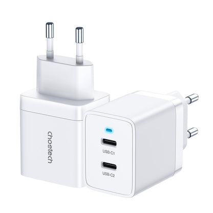 40W Dual USB‑C PD Wall Charger – Fast Charge Adapter