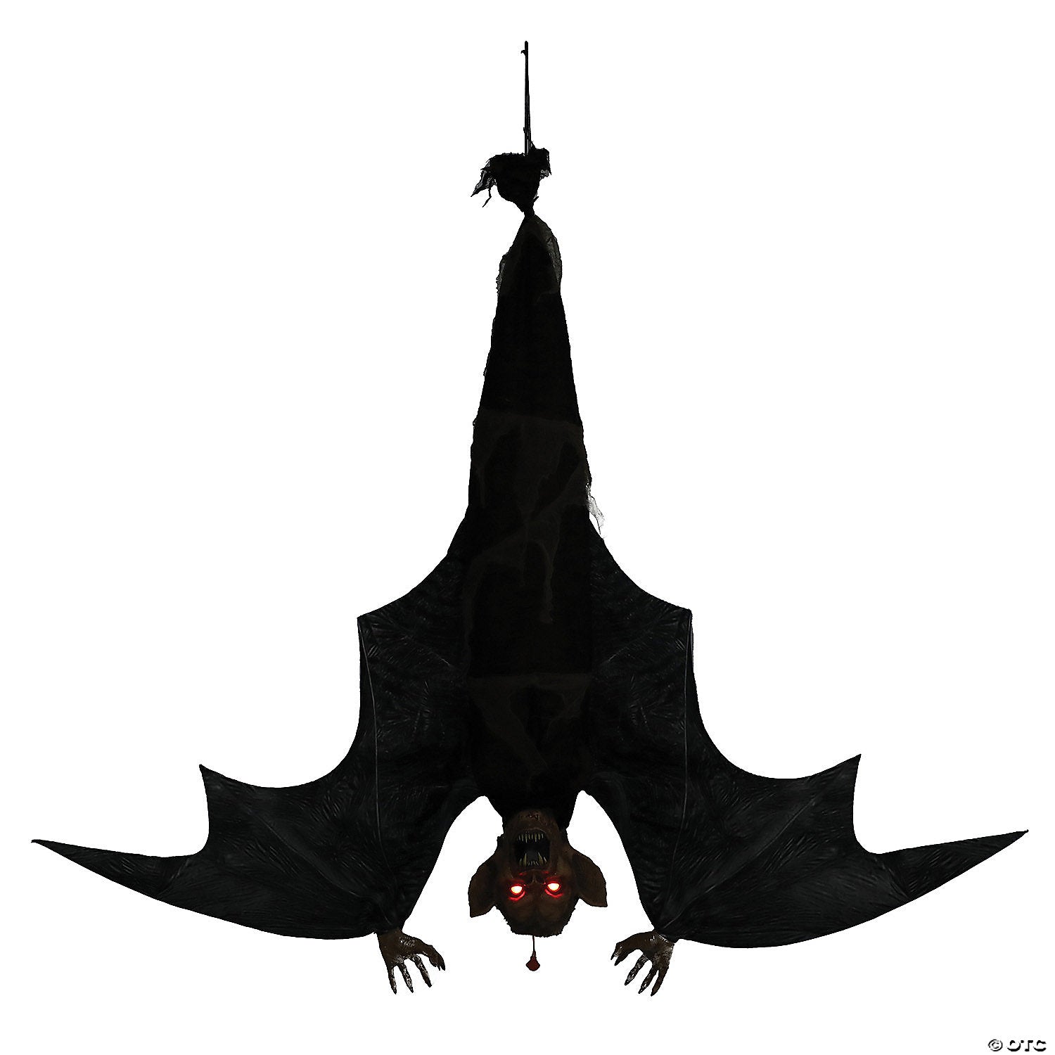 46" Light-Up Hanging Menacing Vampire Animated Prop Halloween Decoration