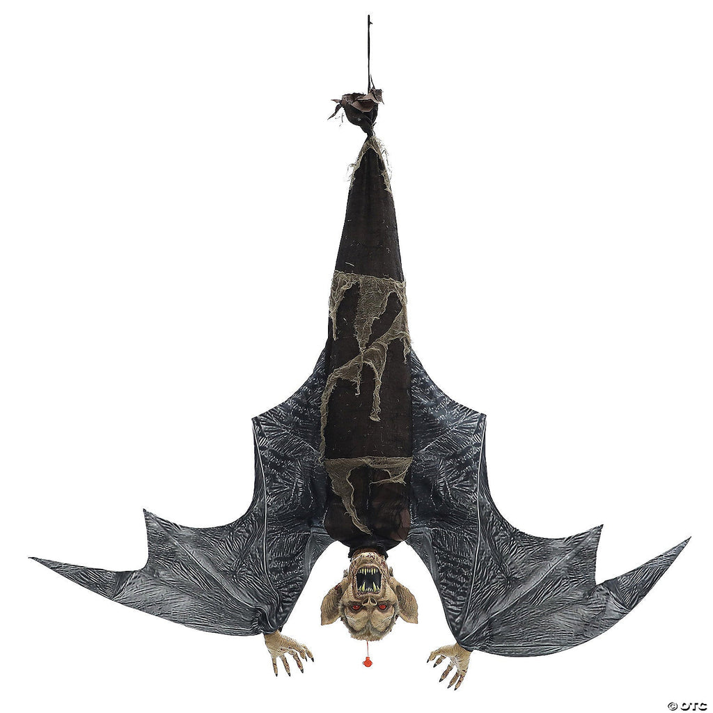 46" Light-Up Hanging Menacing Vampire Animated Prop Halloween Decoration
