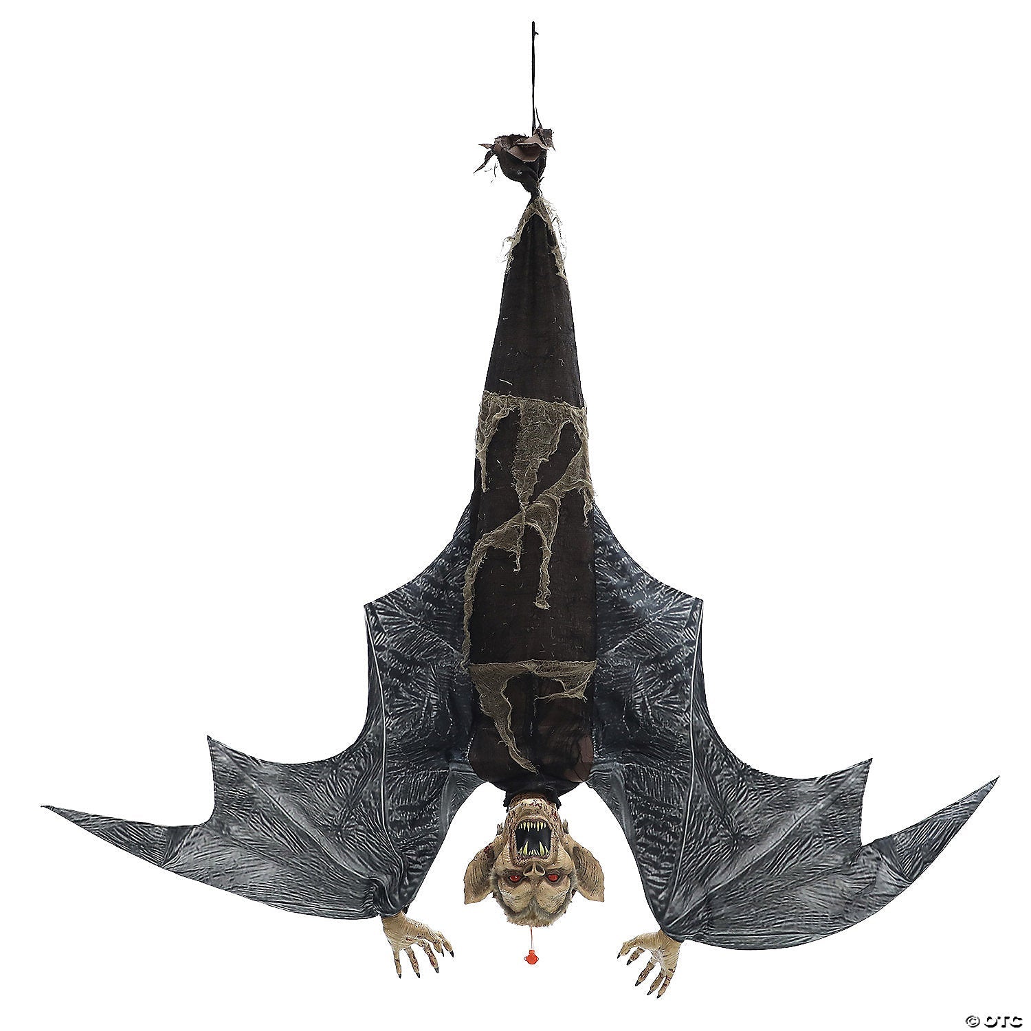 46" Light-Up Hanging Menacing Vampire Animated Prop Halloween Decoration