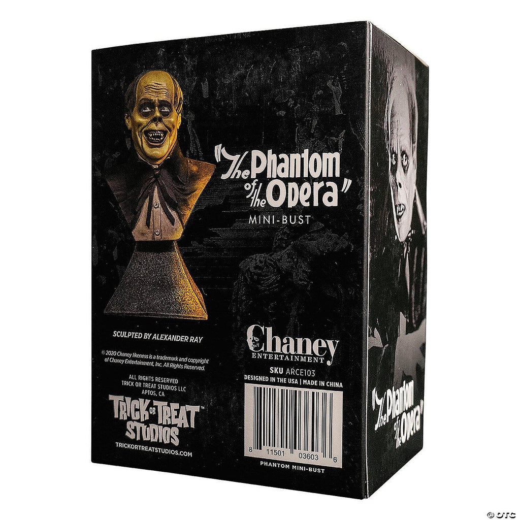 5 1/4" The Phantom of the Opera™ Phantom Mini Bust Halloween Decoration