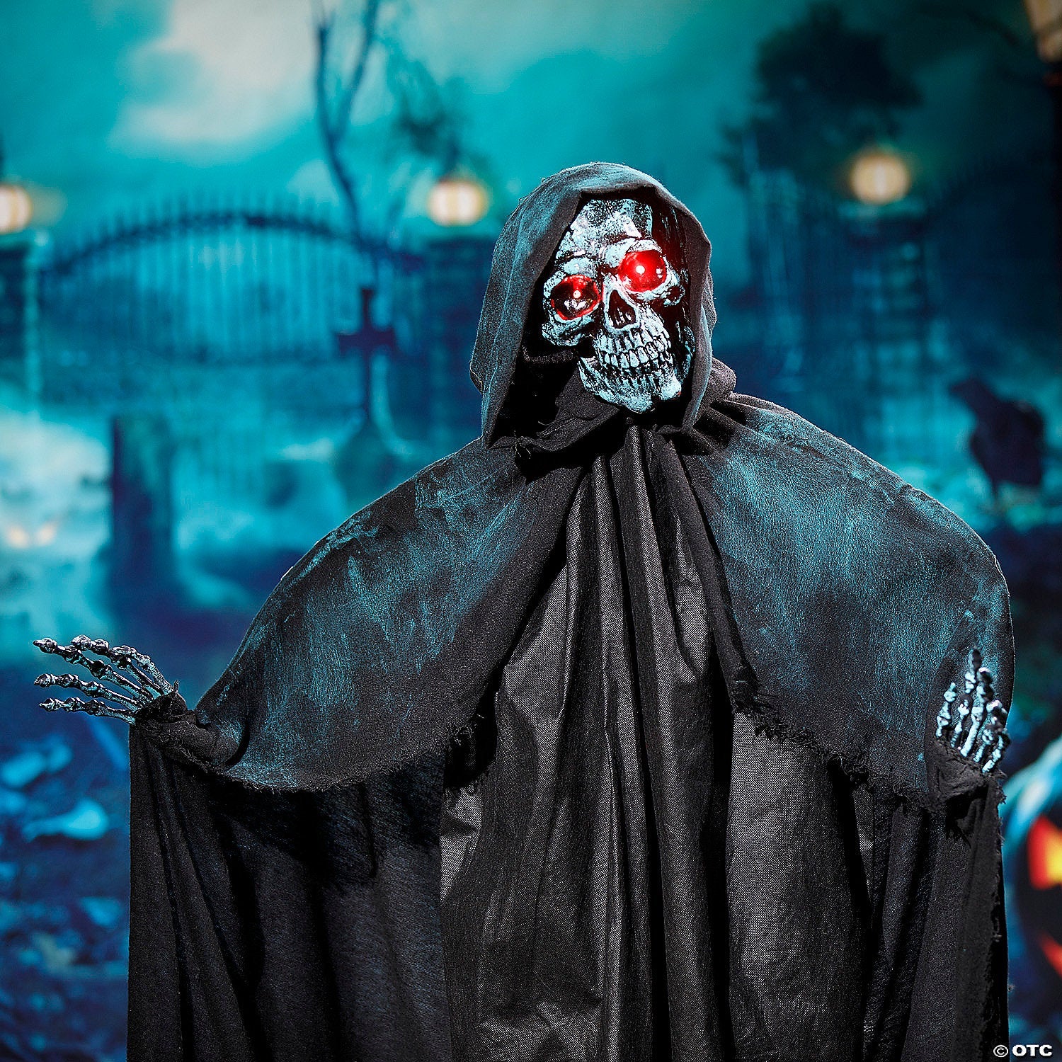 5 6 3/4" Skeleton of Death Animated Prop Halloween Decoration