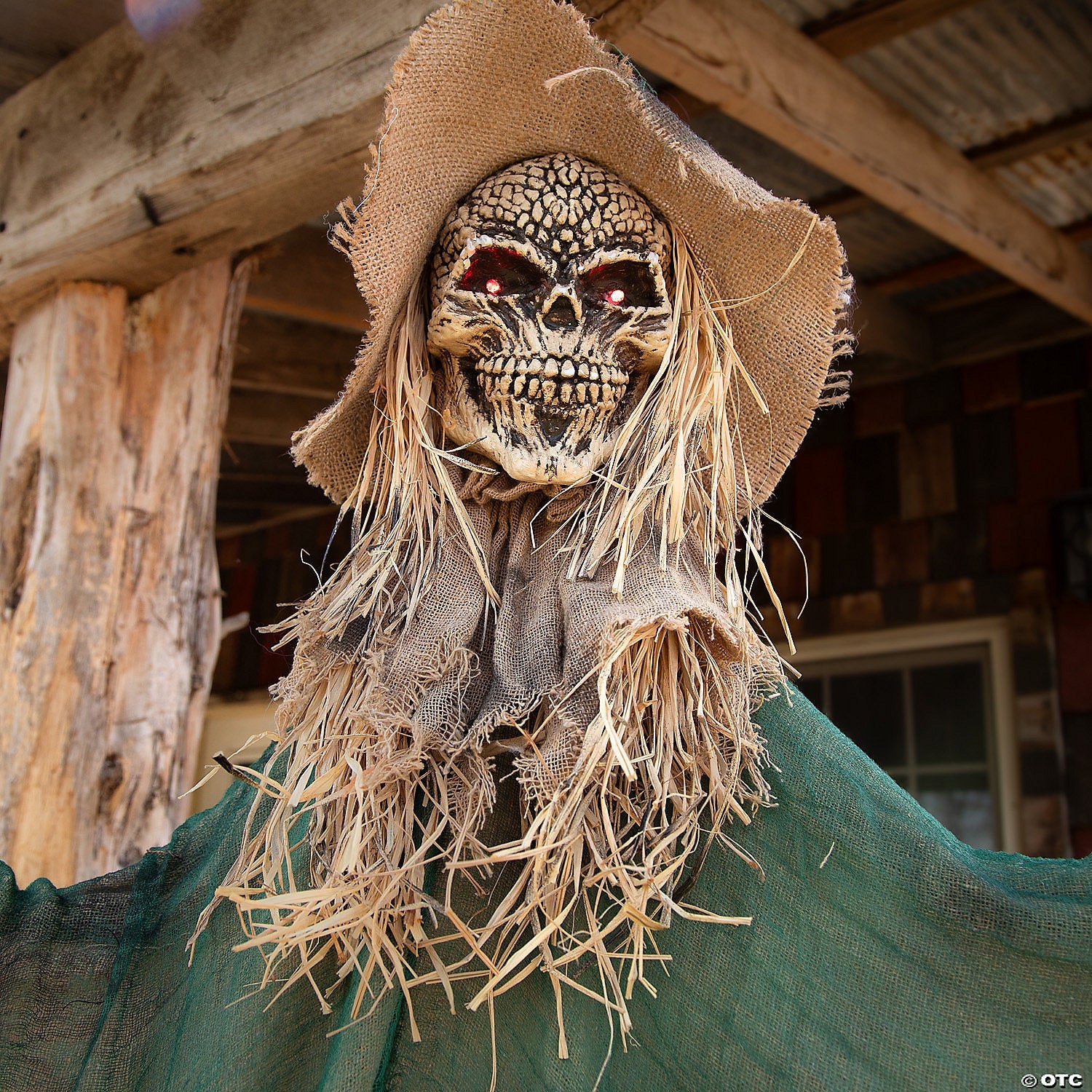 5 Ft. 6" Hanging Skeleton Witch Animated Prop Halloween Decoration