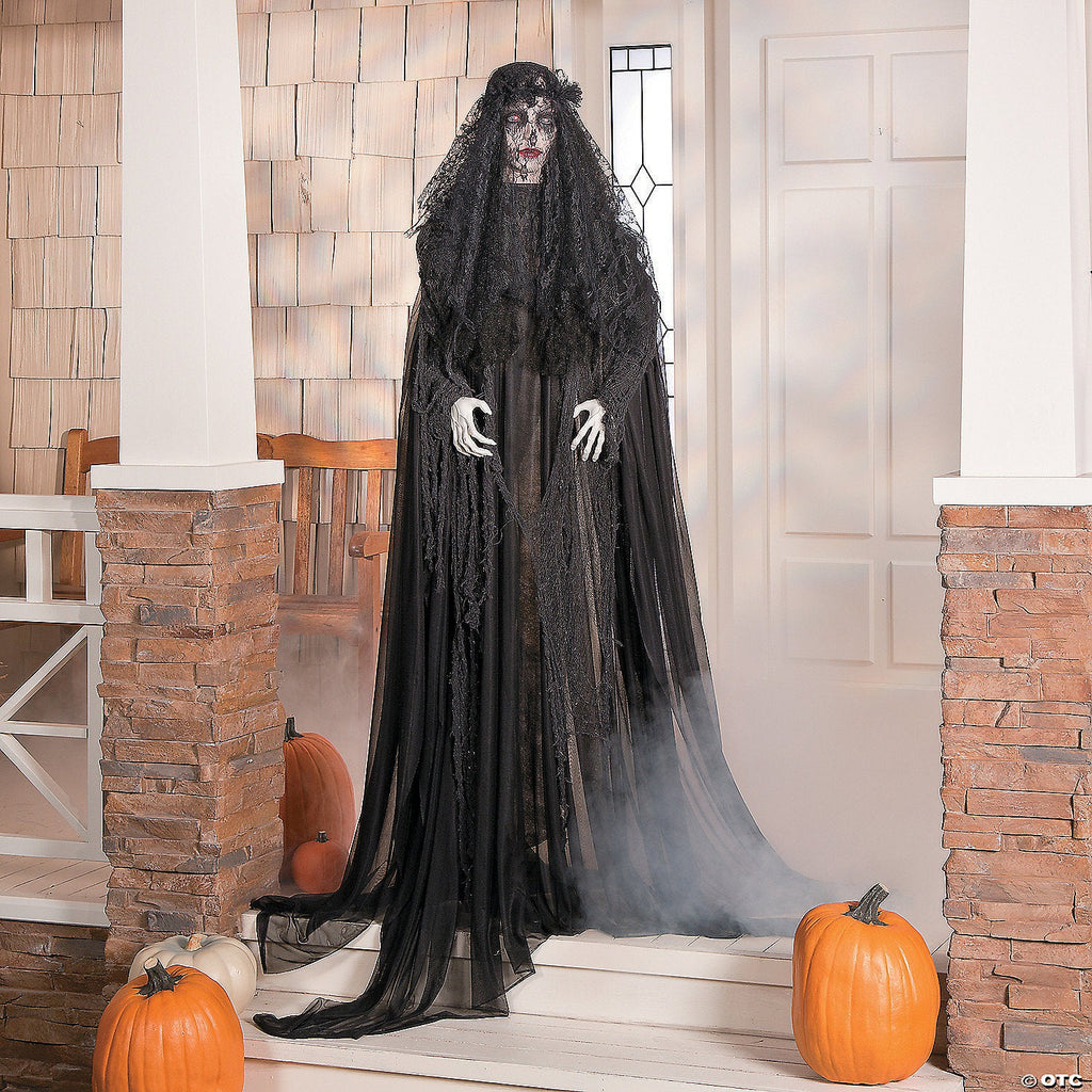 5 Ft. 7" Light-Up Mourning Glory Standing Halloween Decoration