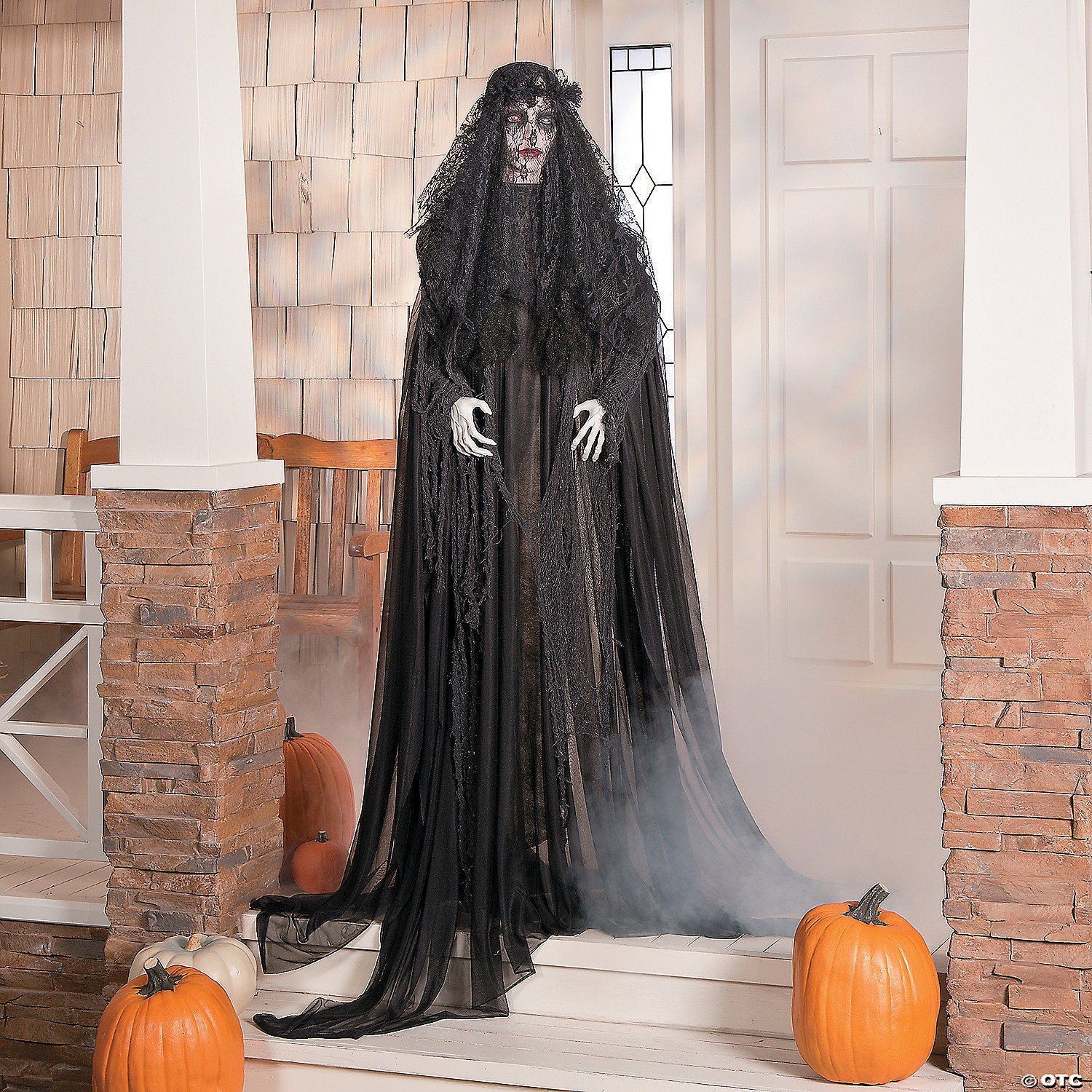 5 Ft. 7" Light-Up Mourning Glory Standing Halloween Decoration