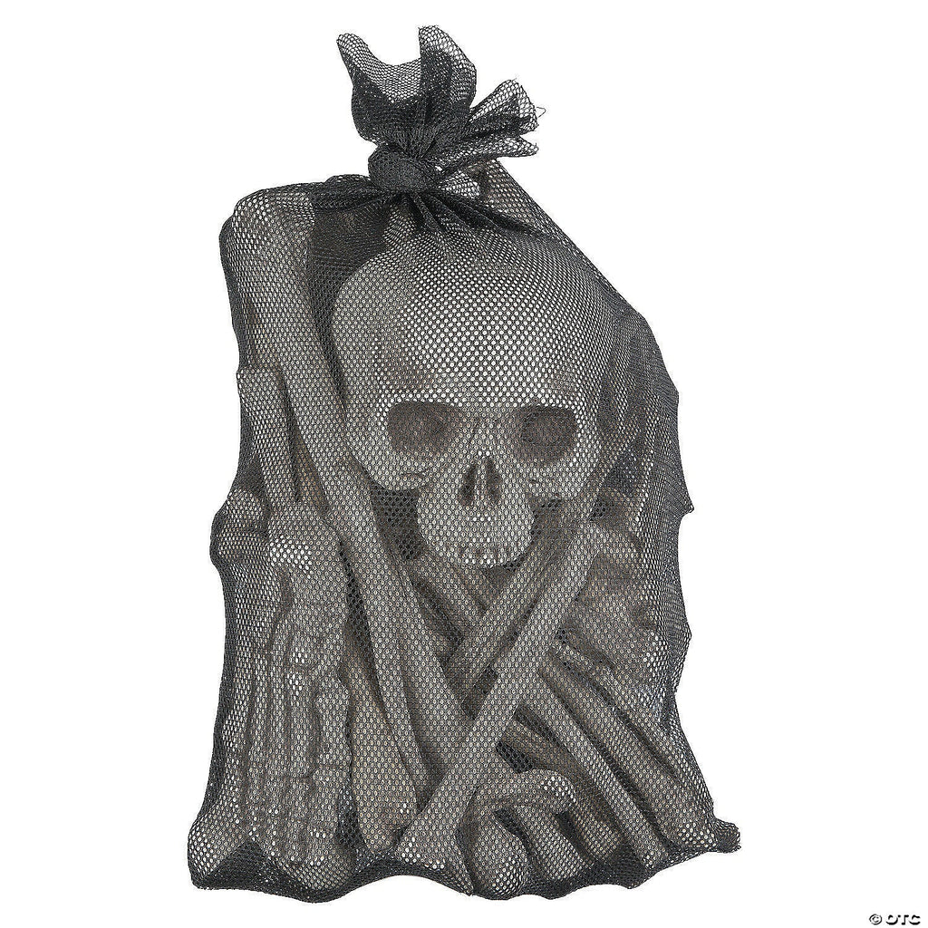 6" - 12" Bag of Human Bones Plastic Halloween Decoration - 28 Pc.