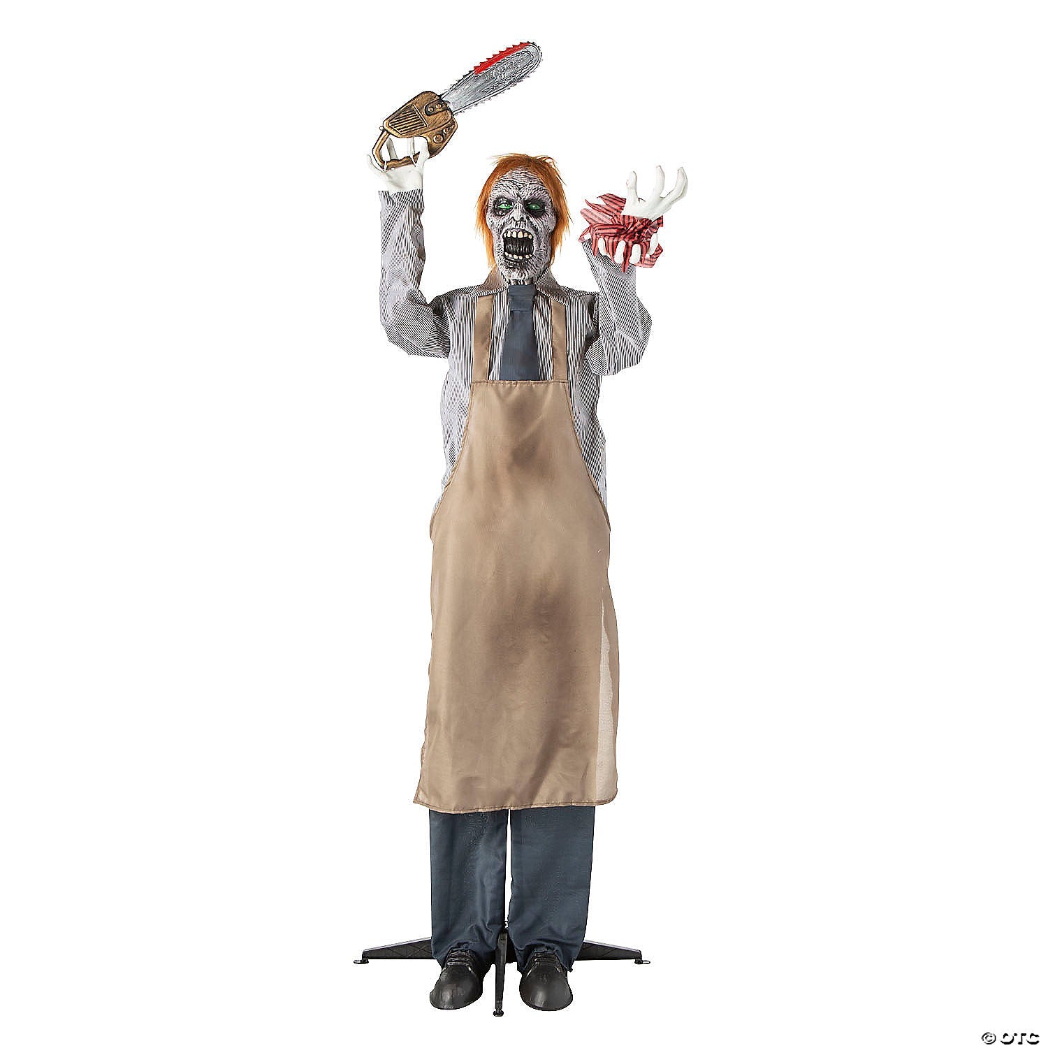 6 Ft. Life-Size Animated Chainsaw Man Standing Halloween Decoration