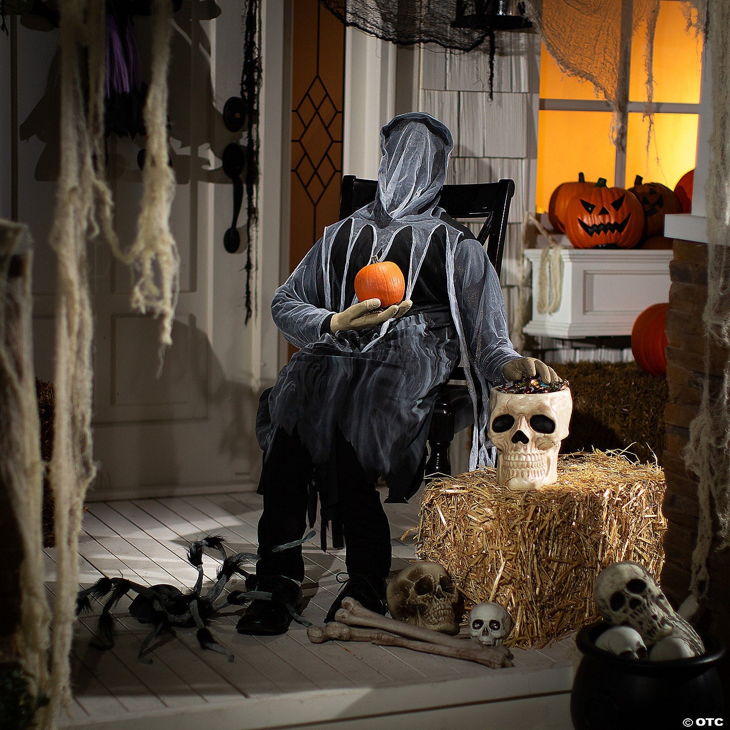 6 Ft. Life-Sized White Dummy with Hands Halloween Decoration