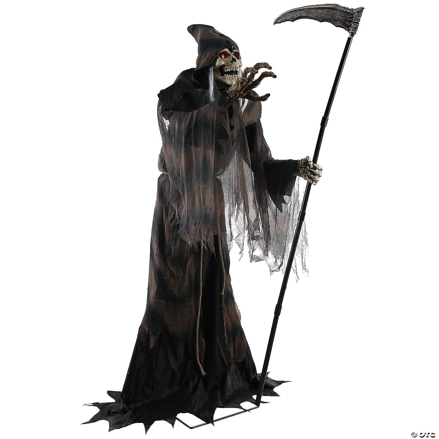 6 Ft. Lunging Reaper Animated Prop Standing Halloween Decoration