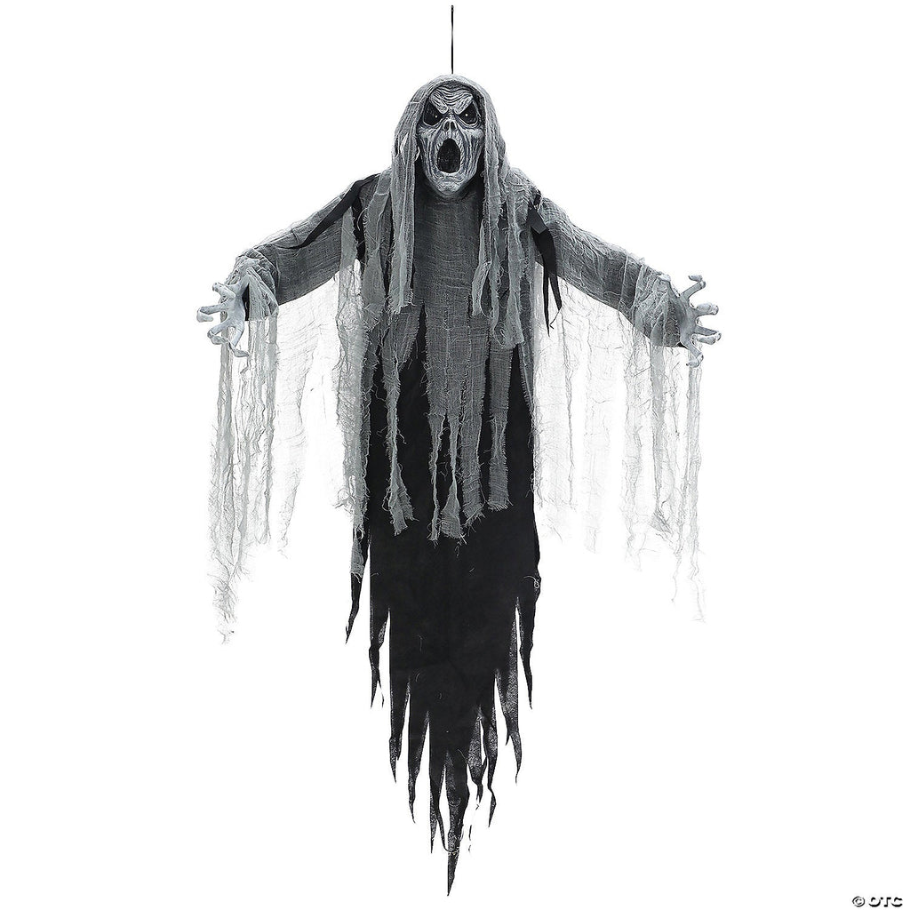 60" x 52" Ghostly Howling Phantom Hanging Halloween Decoration