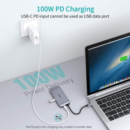 9-in-1 USB-C Multiport Adapter – Versatile Laptop Expansion Hub