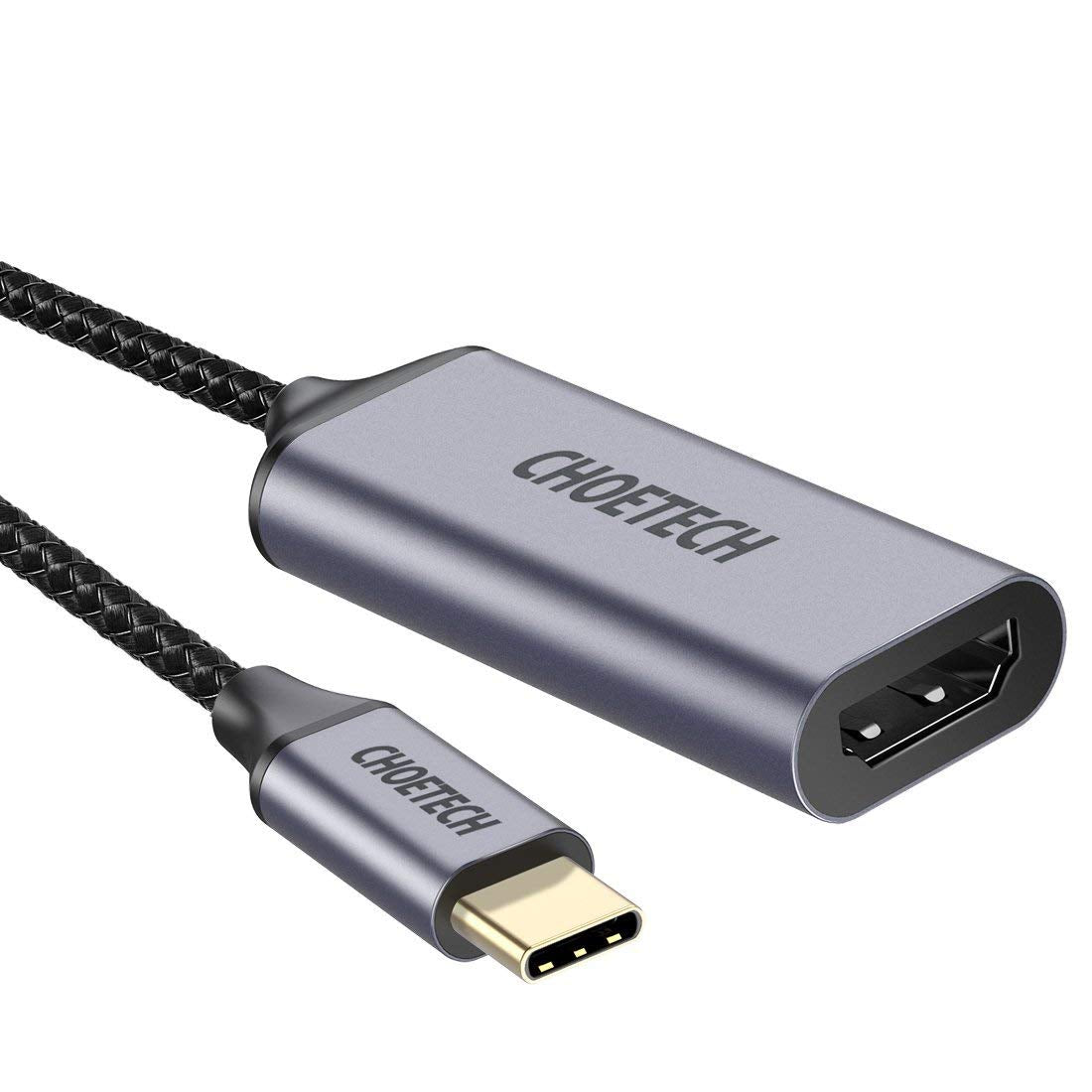 USB-C to HDMI Adapter – Braided 4K Video Cable Cord