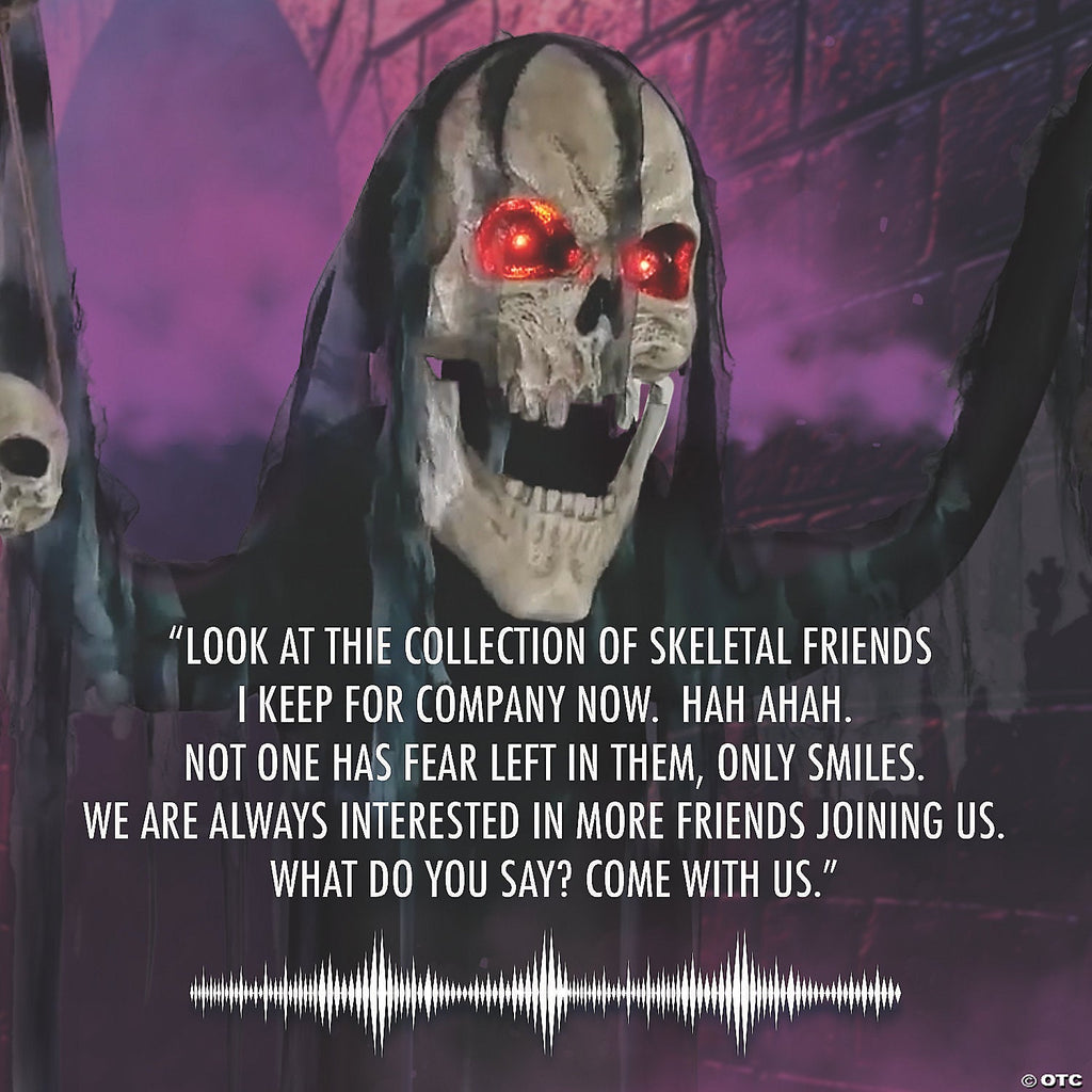 7 Ft. Animated Light-Up Catacomb Creature Halloween Decoration