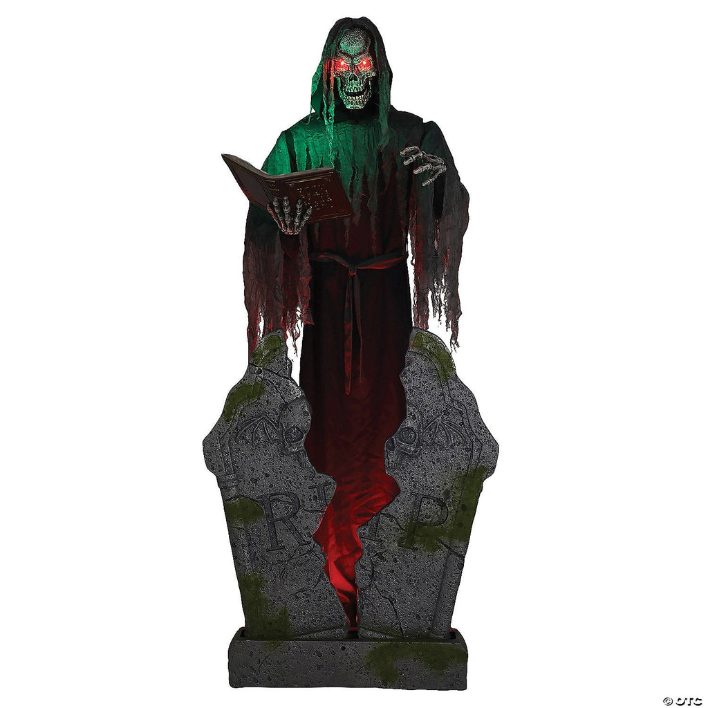 7 Ft. Soul Stealer Black & Grey Animated Prop Halloween Decoration