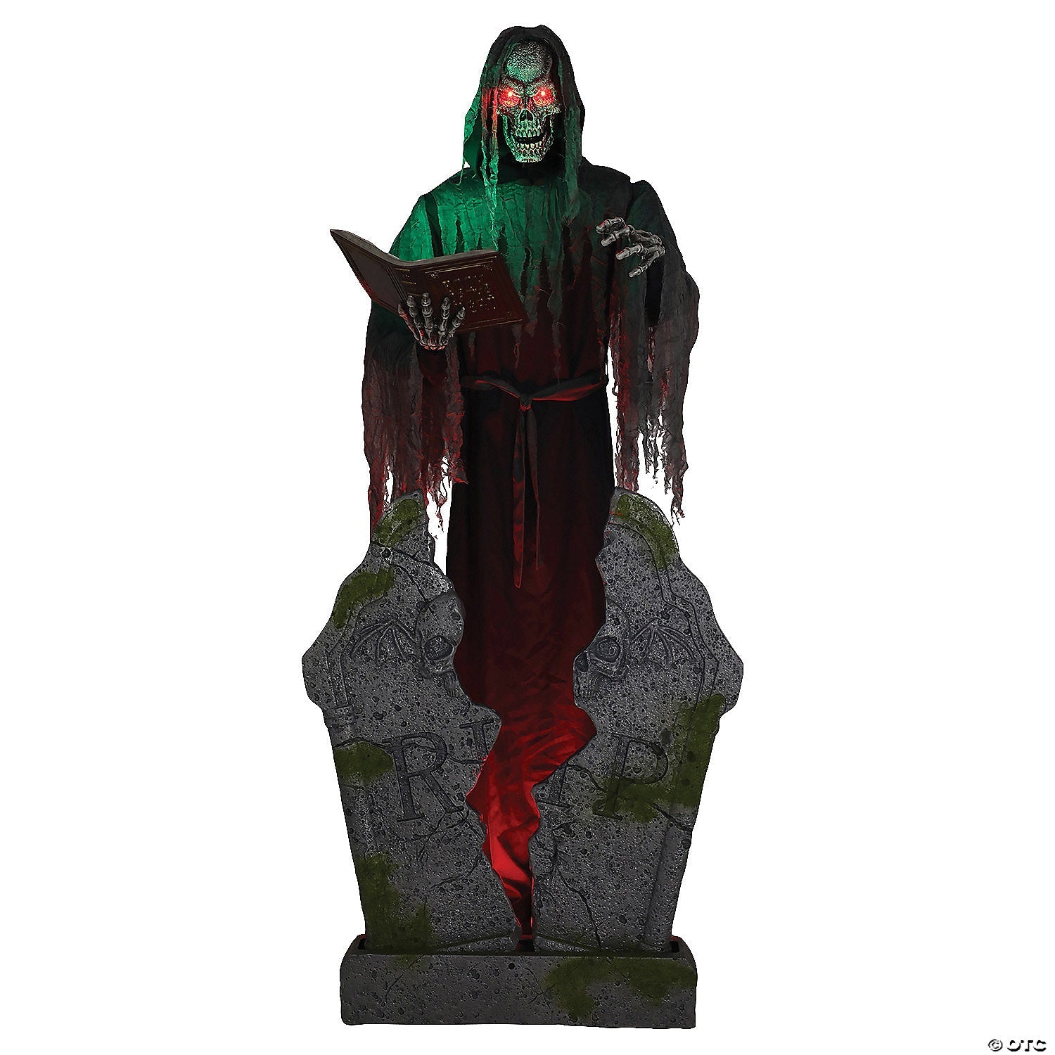 7 Ft. Soul Stealer Black & Grey Animated Prop Halloween Decoration