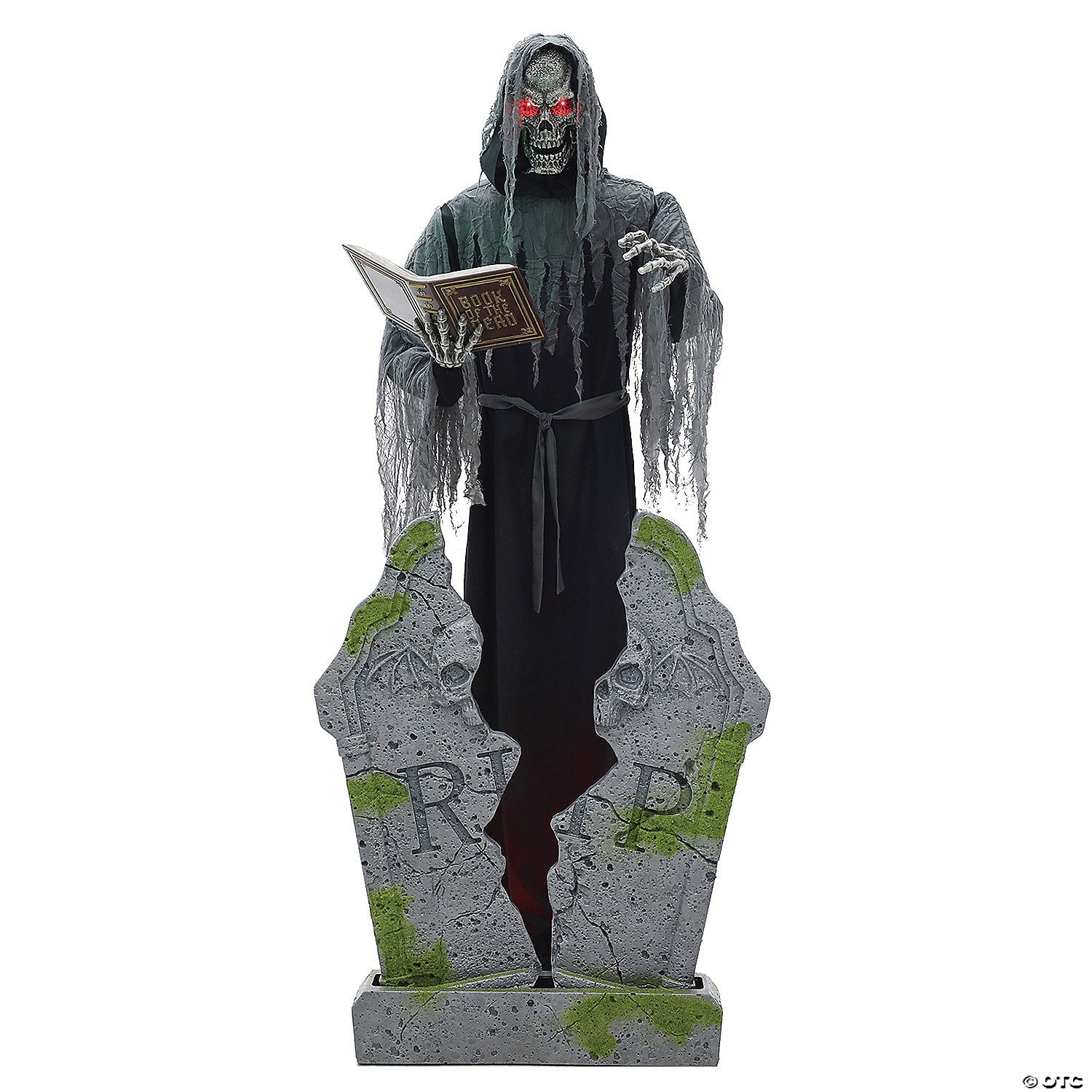 7 Ft. Soul Stealer Black & Grey Animated Prop Halloween Decoration