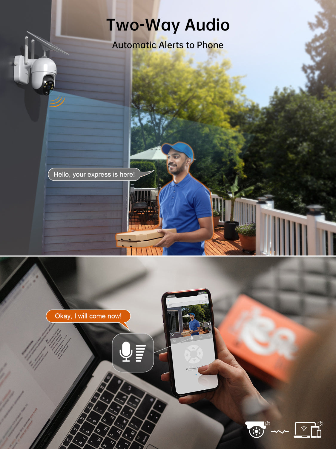 4G Solar PTZ Camera – 3MP/4MP, Motion Alert, Outdoor Use