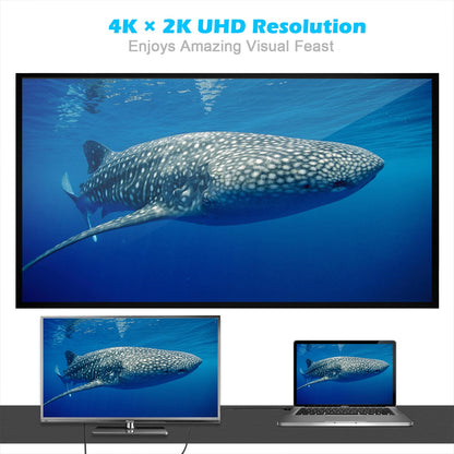 USB-C to DVI Cable – 4K@30Hz, 6FT/1.8M Adapter