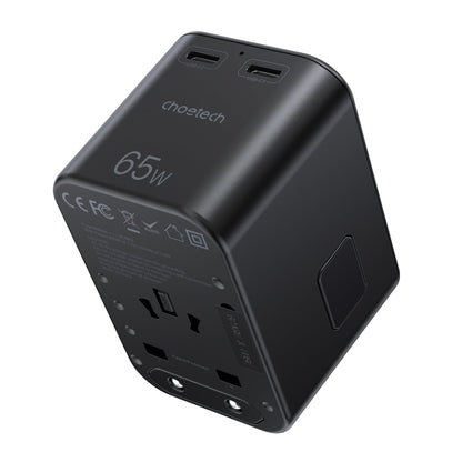65W PD Wall Charger – Compact USB-C Adapter for Travel Use