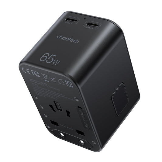 65W PD Wall Charger – Compact USB-C Adapter for Travel Use