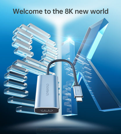 USB-C to HDMI Adapter – 8K@60Hz Output, Compact Female Port