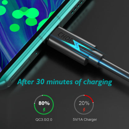 USB-A to Type-C Cable – 1.6ft Fast Charging Data Cord