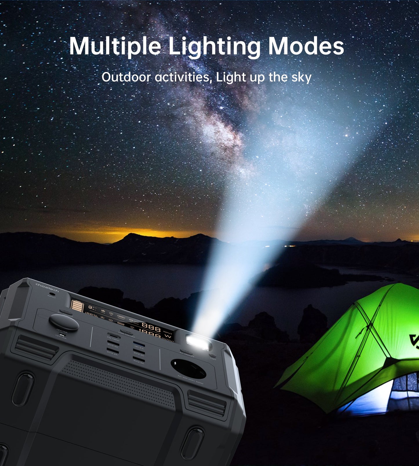 500W Portable Power Station – Outdoor Backup Battery